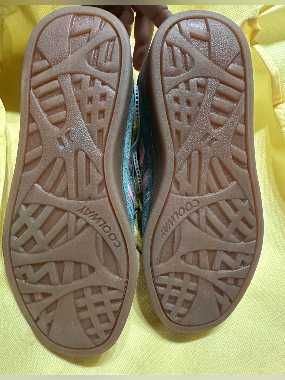 Coolway Goal Green Athletic Sneakers Leather Detail Retro Style - Picture 13 of 13